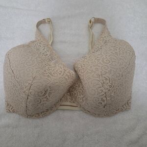 Third Love Artisan Lace Plunge Bra Underwire Cream 38H